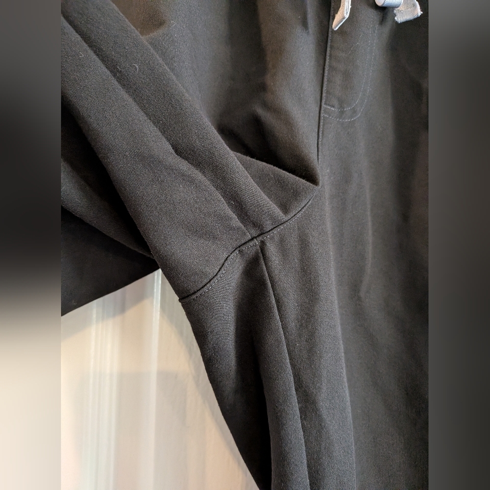 FIGS Zamora Jogger Scrub Pants Black Women's Size L Nurse CNA Medical Uniform - Picture 6 of 12